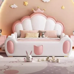 Märchenprinzessin Kinderbett aus Holz – Magisches Spielbettgestell