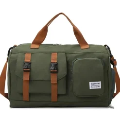 Multifunktionale große Crossbody-Reisetasche mit Schuhfach