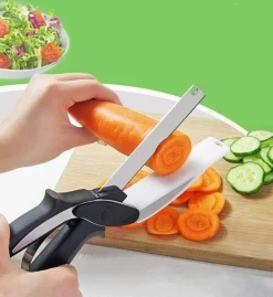 Multifunktionale Küchenschere – 2-in-1-Kochwerkzeug