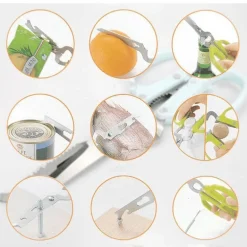 Multifunktionale Küchenschere – 10-in-1-Allzweckwerkzeug