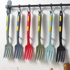 Multifunktionale Kochgabel aus Silikon – Rühr- und Servierutensil