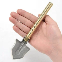 Multifunktionale Mini-Campingschaufel – 3-in-1-Werkzeug für den Außenbereich