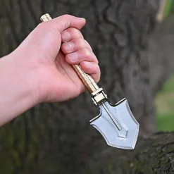 Multifunktionale Mini-Campingschaufel – 3-in-1-Werkzeug für den Außenbereich