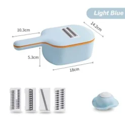 Multifunktionale Pastellreibe – leicht zu verstauendes Küchenwerkzeug