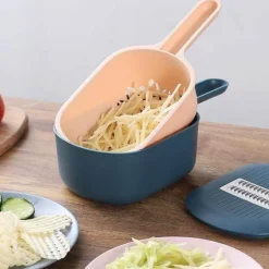 Multifunktionale Pastellreibe – leicht zu verstauendes Küchenwerkzeug