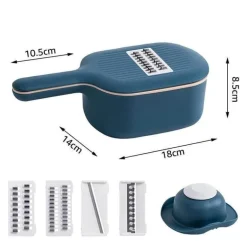 Multifunktionale Pastellreibe – leicht zu verstauendes Küchenwerkzeug