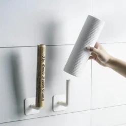 Multifunktionale Wandhaken - 2 Stück intelligente Papierhalterhaken