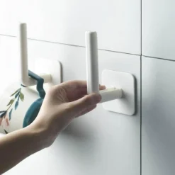 Multifunktionale Wandhaken - 2 Stück intelligente Papierhalterhaken