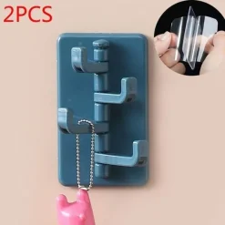 Multifunktionale Wandhaken - 2 Stück intelligente Papierhalterhaken