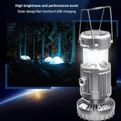 Multifunktionale wasserdichte Powerbank-Laterne - Tragbares Ladegerät für den Außenbereich