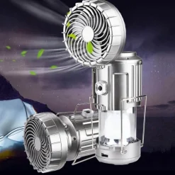 Multifunktionale wasserdichte Powerbank-Laterne - Tragbares Ladegerät für den Außenbereich