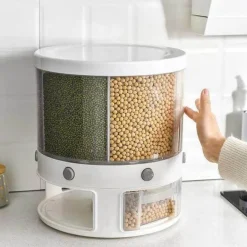 Multifunktionaler drehbarer Getreideaufbewahrungs-Organizer