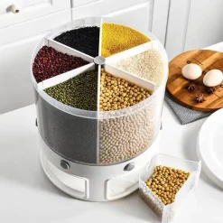 Multifunktionaler drehbarer Getreideaufbewahrungs-Organizer