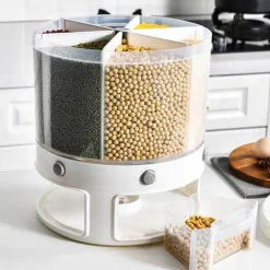 Multifunktionaler drehbarer Getreideaufbewahrungs-Organizer