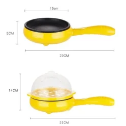 Multifunktionaler elektrischer Mini-Dampfgarer mit Antihaftbeschichtung