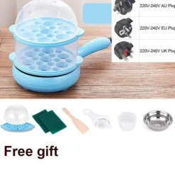 Multifunktionaler elektrischer Mini-Dampfgarer mit Antihaftbeschichtung