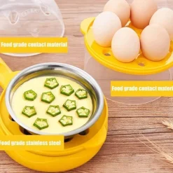 Multifunktionaler elektrischer Mini-Dampfgarer mit Antihaftbeschichtung