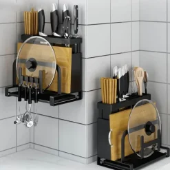 Multifunktionaler Küchen-Organizer – Halter für Kochutensilien