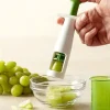 Multifunktionaler Kirschtomaten- und Traubenschneider, einfacher Obstschneider