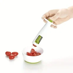 Multifunktionaler Kirschtomaten- und Traubenschneider, einfacher Obstschneider