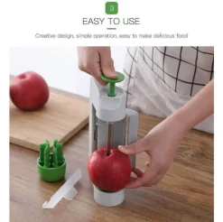 Multifunktionaler Obst- und Gemüseschneider aus Edelstahl