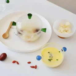 Multifunktionales Glasschüssel-Set – Schüsseln zur Lebensmittelaufbewahrung, Salat- und Dessertschalen