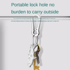 Multifunktionales Hai-Schlüsselanhängermesser - Zahnstocherwerkzeug