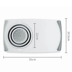Multifunktionales 3-in-1-Schneidebrett mit Abtropfkorb – Küchenwerkzeug