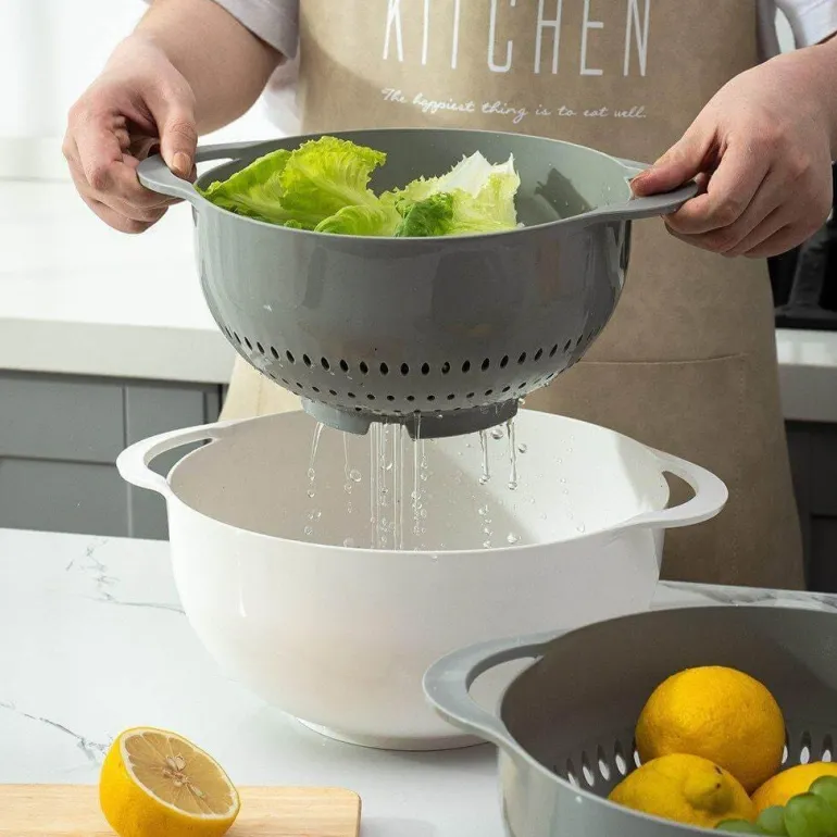 Multifunktionales Küchen-Abtropfwerkzeug-Set – 5-teiliges Küchengerät
