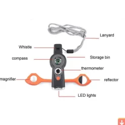 Multifunktionales Mini-Überlebenswerkzeug - Outdoor-Wanderausrüstung