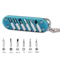 Multifunktionales Mini-Schraubendreher-Schlüsselanhänger-Werkzeug