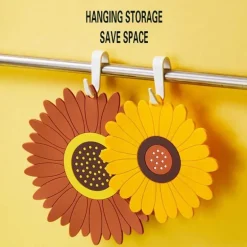 Multifunktionales Sonnenblumen-Tischset – Untersetzer-Dekor