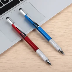 Multifunktions-Schraubendreherstift - 6-in-1 mit Lineal