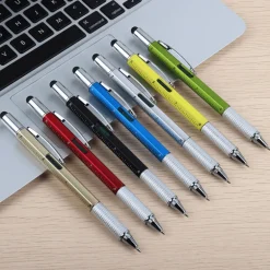 Multifunktions-Schraubendreherstift - 6-in-1 mit Lineal