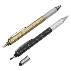 Multifunktions-Schraubendreherstift - 6-in-1 mit Lineal