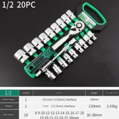 Multifunktions-Schraubenschlüsselsatz – All-in-One-Steckschlüsselsatz