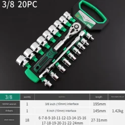 Multifunktions-Schraubenschlüsselsatz – All-in-One-Steckschlüsselsatz