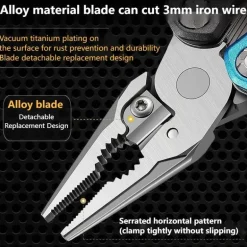 Multifunktionswerkzeug Axt Hammer Zange - Camping Survival Gadget