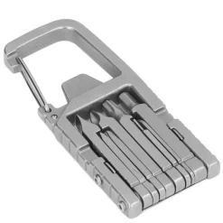 Multifunktionswerkzeug-Schlüsselanhänger – Tragbarer 12-in-1-Schraubendreher