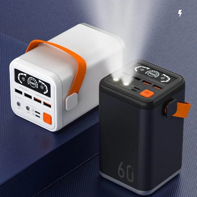 Multi-Port-Schnelllade-Powerbank – Tragbares LED-Ladegerät