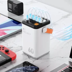 Multi-Port-Schnelllade-Powerbank – Tragbares LED-Ladegerät