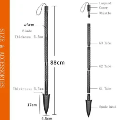 Multitool aus Kohlenstoffstahl – EDC-Überlebensausrüstung