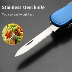 Multitool-Schlüsselanhänger – 10-in-1-EDC-Werkzeug aus Edelstahl