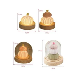 Muschelpilz-Nachtlampe – Ambientebeleuchtung für Zuhause