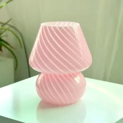 Mushroom Glass Table Lamp - Unique Home Decor Lighting