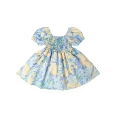 Mutter-Tochter-Kleid-Set aus Chiffon mit Blumenmuster – passende Sommer-Outfits