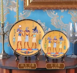 Mysteriöses Ägypten-Teetassen-Set, Geschirrset aus Knochenporzellan, Küchenset