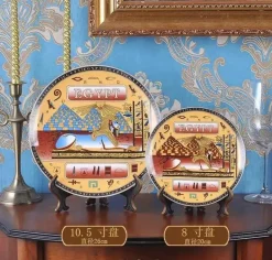 Mysteriöses Ägypten-Teetassen-Set, Geschirrset aus Knochenporzellan, Küchenset