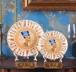 Mysteriöses Ägypten-Teetassen-Set, Geschirrset aus Knochenporzellan, Küchenset