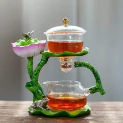 Mystic Lotus Räucher-Teekanne – Aromatisches Duftdekor für Zuhause